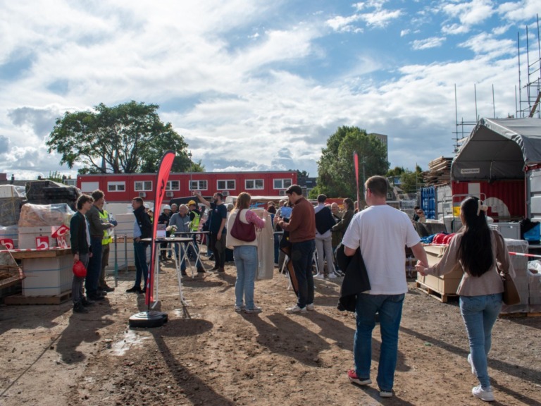 Hoogste punt viering Spaendonck Tilburg