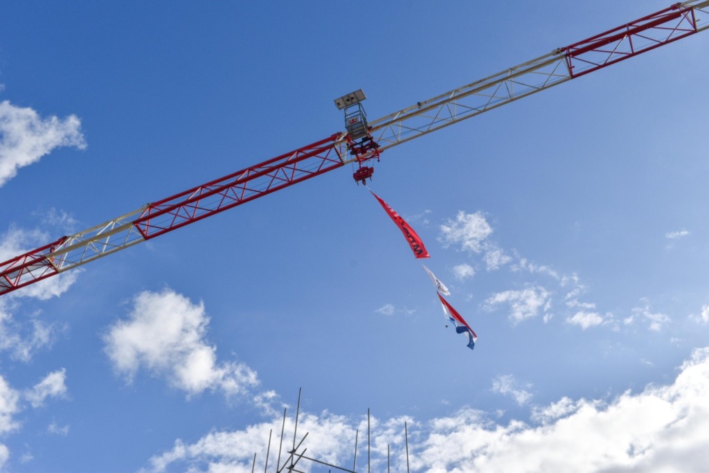 Hoogste punt viering Spaendonck Tilburg